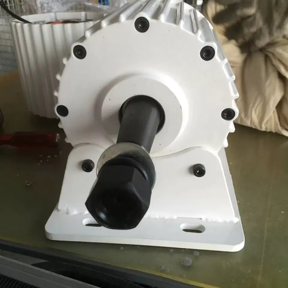 Customized Wind Turbine Generator 5Kw 220V Motor Low Rpm Permanent Magnet 5Kw 10Kw 15Kw Power Generation Of Wind Turbine