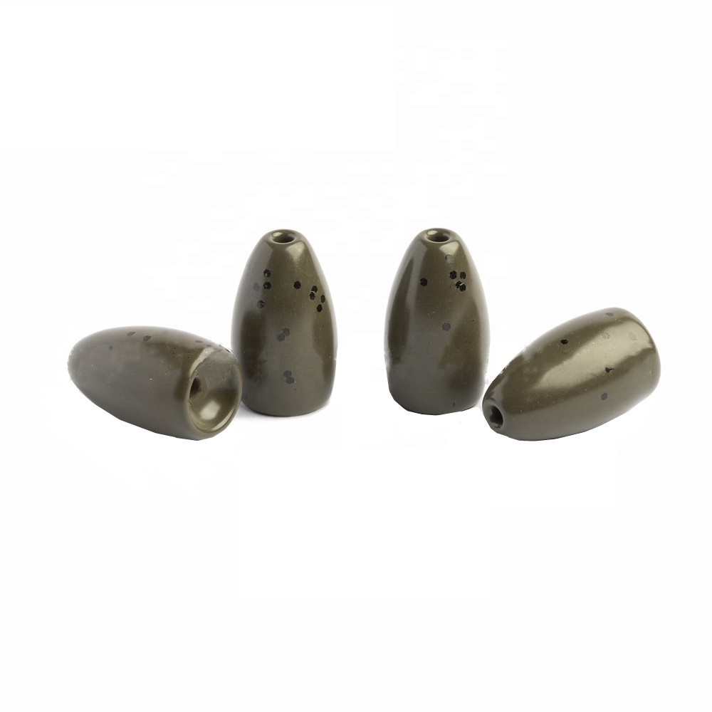 Wholesale Cheap Price Fishing Accessories lead Tungsten bullet Weight sinker Tungsten Flipping Weight sinker