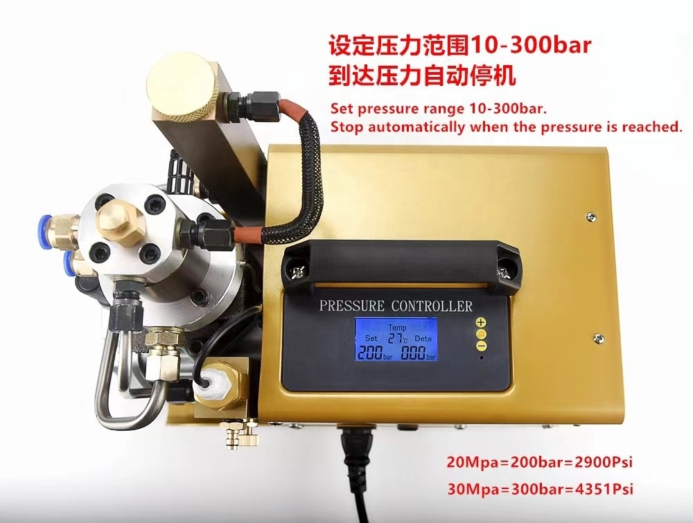 air compressorHot 4500 PSI 30 MPa 300 BAR 110V-220V PCP Air Compressor pcp air gu n pump for Ri ffle Painttball