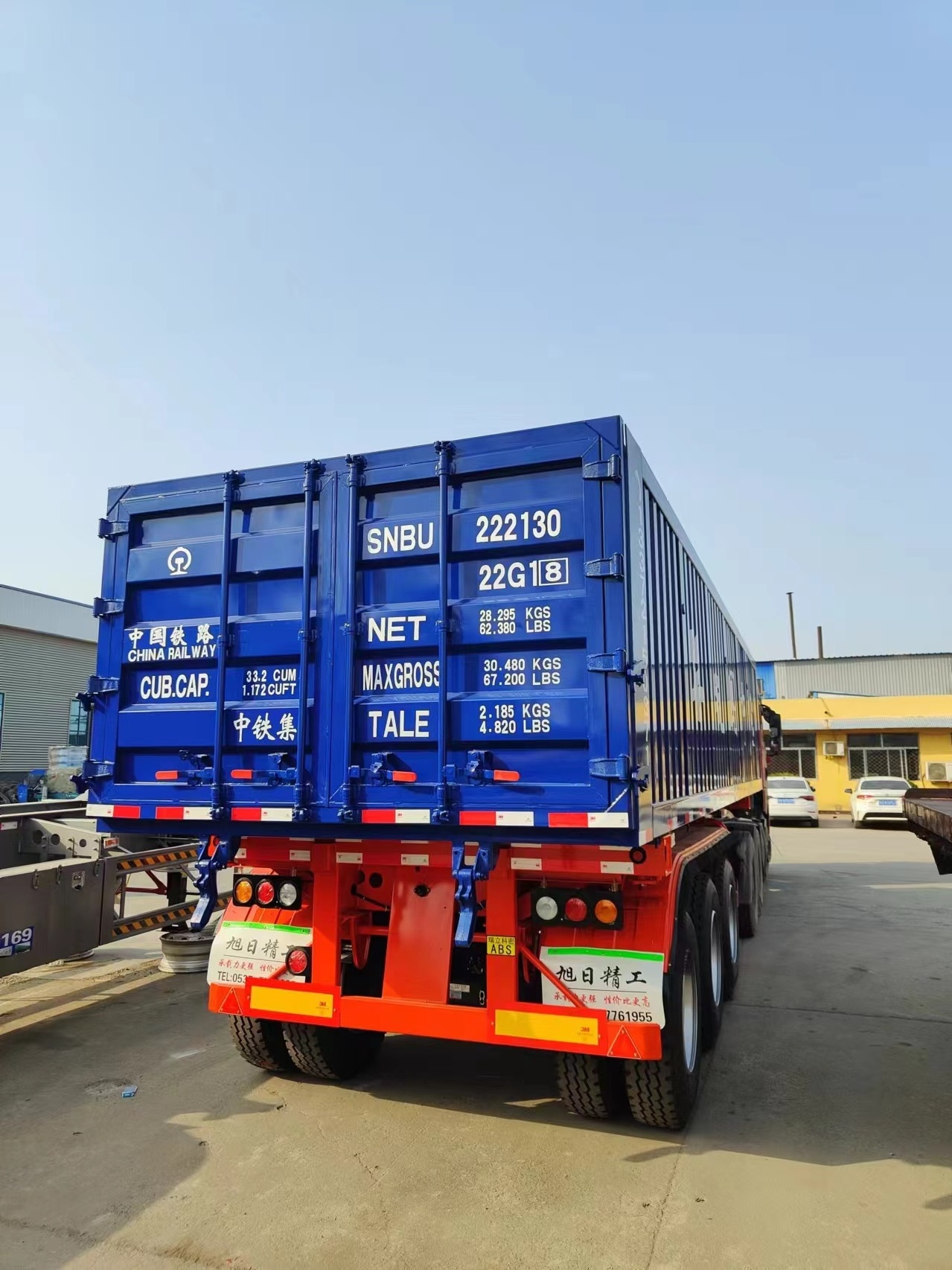 30 ft Container 3-Axis 9.5 m Dump Semi-Trailer from China Truck Trailers for Sand & Gravel Transport Fast Delivery & Cheap Price