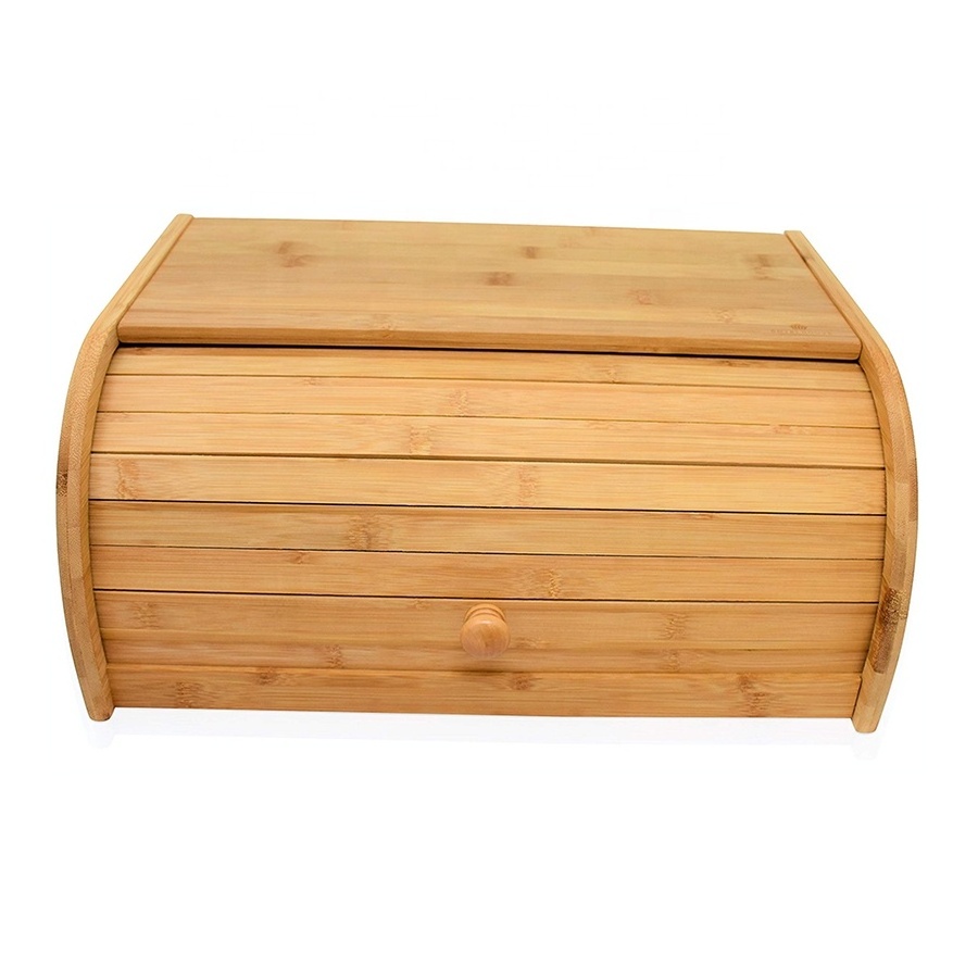 High quality home kitchen tools storage box bamboo bread box