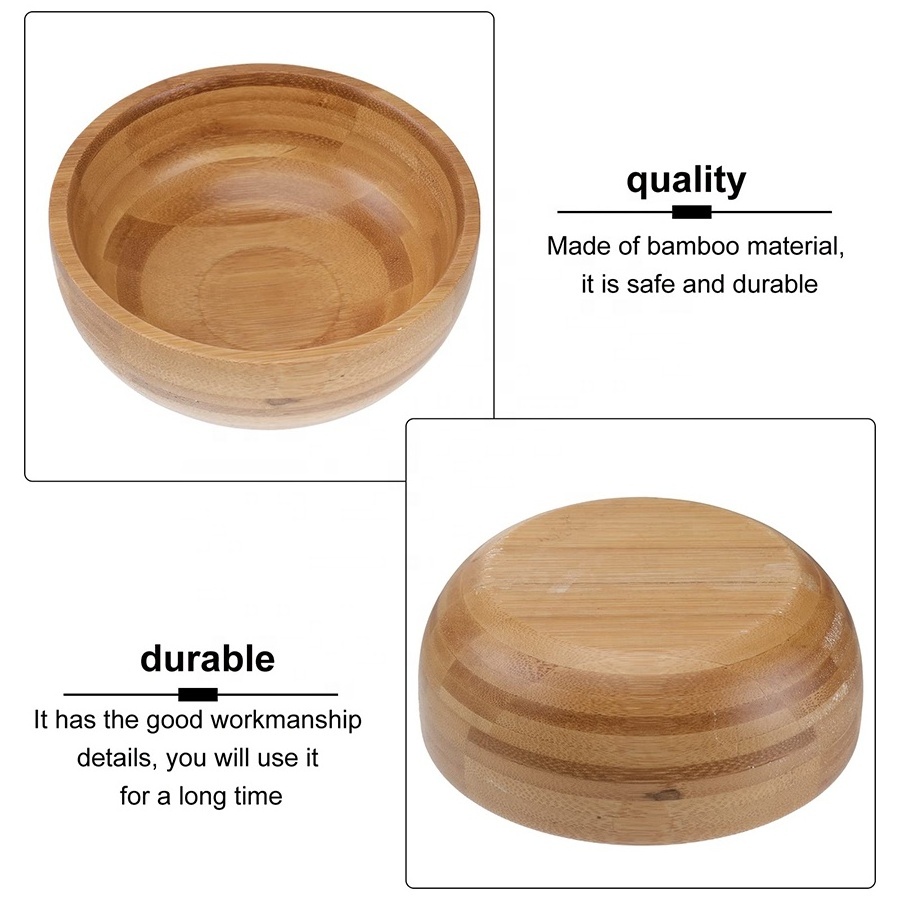 Luxury kitchen large wooden salad bowl acacia wood dough bowl wood salad bowl