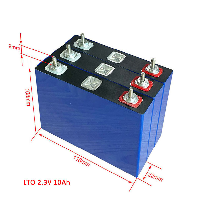 Toshiba Scib 2.3V 2.4V 2.9Ah 10Ah 75C Prismatic LTO Battery Cell 2.9 10 Ah