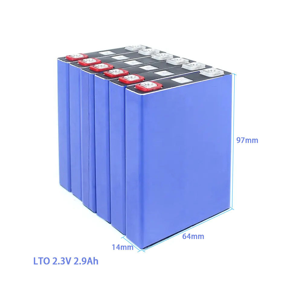 Toshiba Scib 2.3V 2.4V 2.9Ah 10Ah 75C Prismatic LTO Battery Cell 2.9 10 Ah