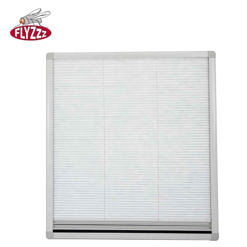 Hot Sell 2 Years Guarantee Mosquito Net Plisse Mesh Outdoor Insect Curtain Folding Car Garage Door Screen