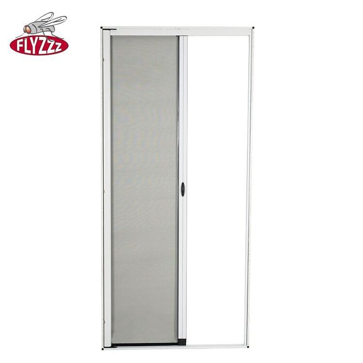 Sliding Diy Mosquito Protection Fiberglass Waterproof Roll Retractable Fly Door Screen