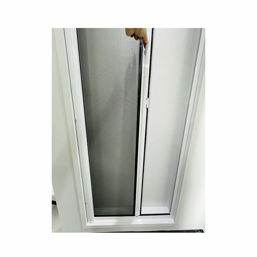 Small Moq Factory Sliding Door Insect Screen Aluminum Frame Fiberglass Mesh Screen Door