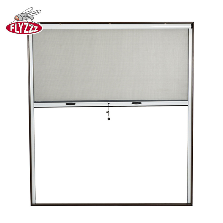 Factory price door window screen flyscreen roller roll up insect screen mesh fiberglass retractable mosquito net