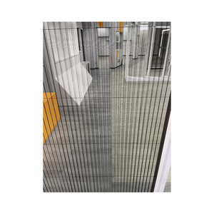 Anti Zanzara Aluminum Frame Fiberglass Pleated Mosquito Net Trackless Retractable Fly Screens Door Flyscreen Sliding Door