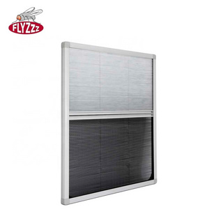 Hot Sell 2 Years Guarantee Mosquito Net Plisse Mesh Outdoor Insect Curtain Folding Car Garage Door Screen