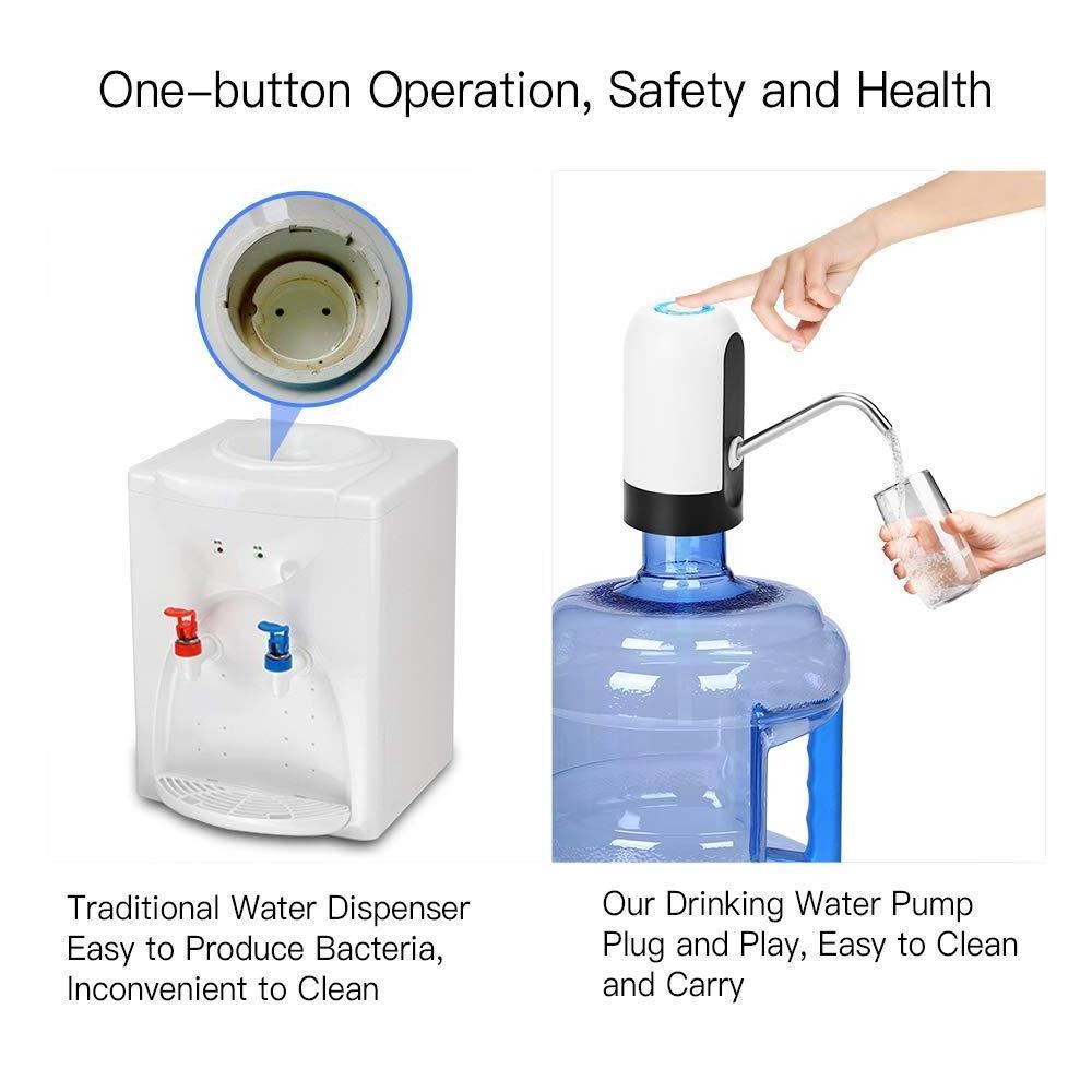 Water Bottle Pump USB Charging Automatic Drinking Portable Electric Water Dispenser