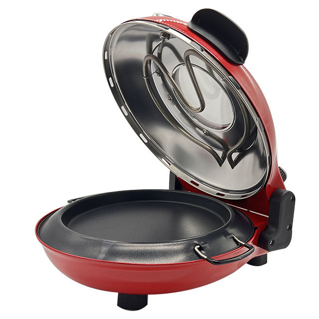 Oven Deep Pan High Heat Stone 12 Inch Round Pizza Maker Oven Electric Portable Toasters & Pizza Ovens