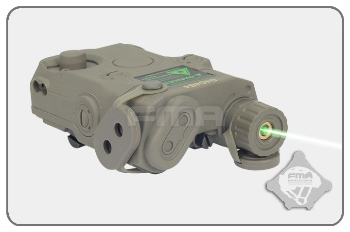 FMA AN/PEQ-15 Style Battery Box Laser Version Outdoor Hunting Green Laser Flashlight (BK/DE/FG) TB544