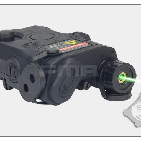 FMA AN/PEQ-15 Style Battery Box Laser Version Outdoor Hunting Green Laser Flashlight (BK/DE/FG) TB544