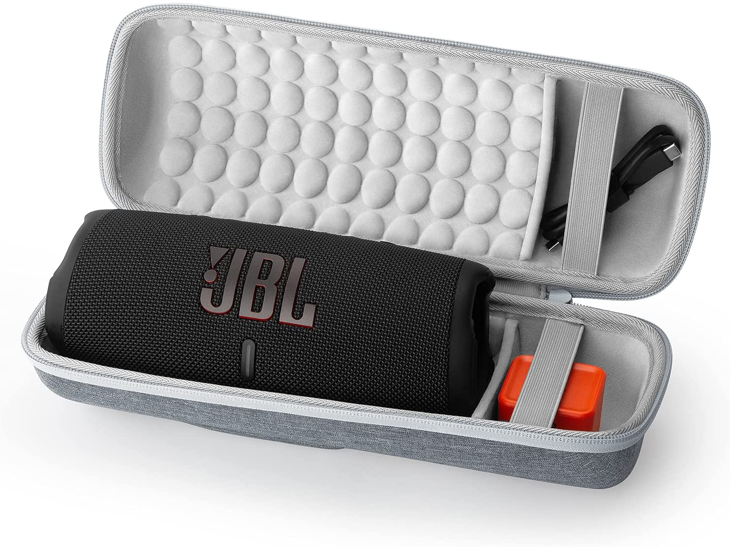 Fumao Hard Case for JBL Charge 4 & Charge 5 Wireless Speaker, Portable Carrying Case Travel Cover Storage Bag