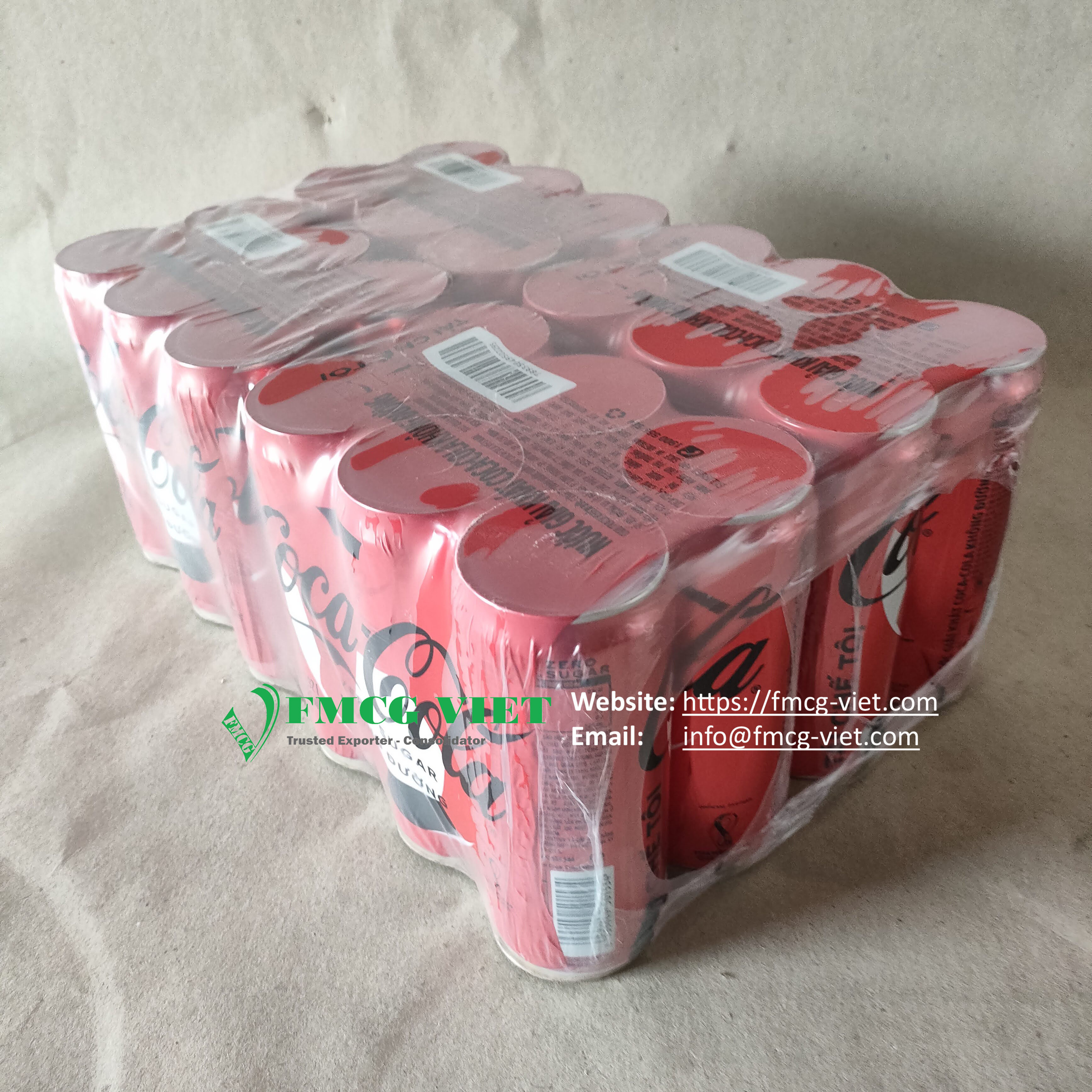 Wholesale Cola Coca Zero Soft Drinks 320ml / Vietnamese Carbonated Drinks Coka Cola Exporter