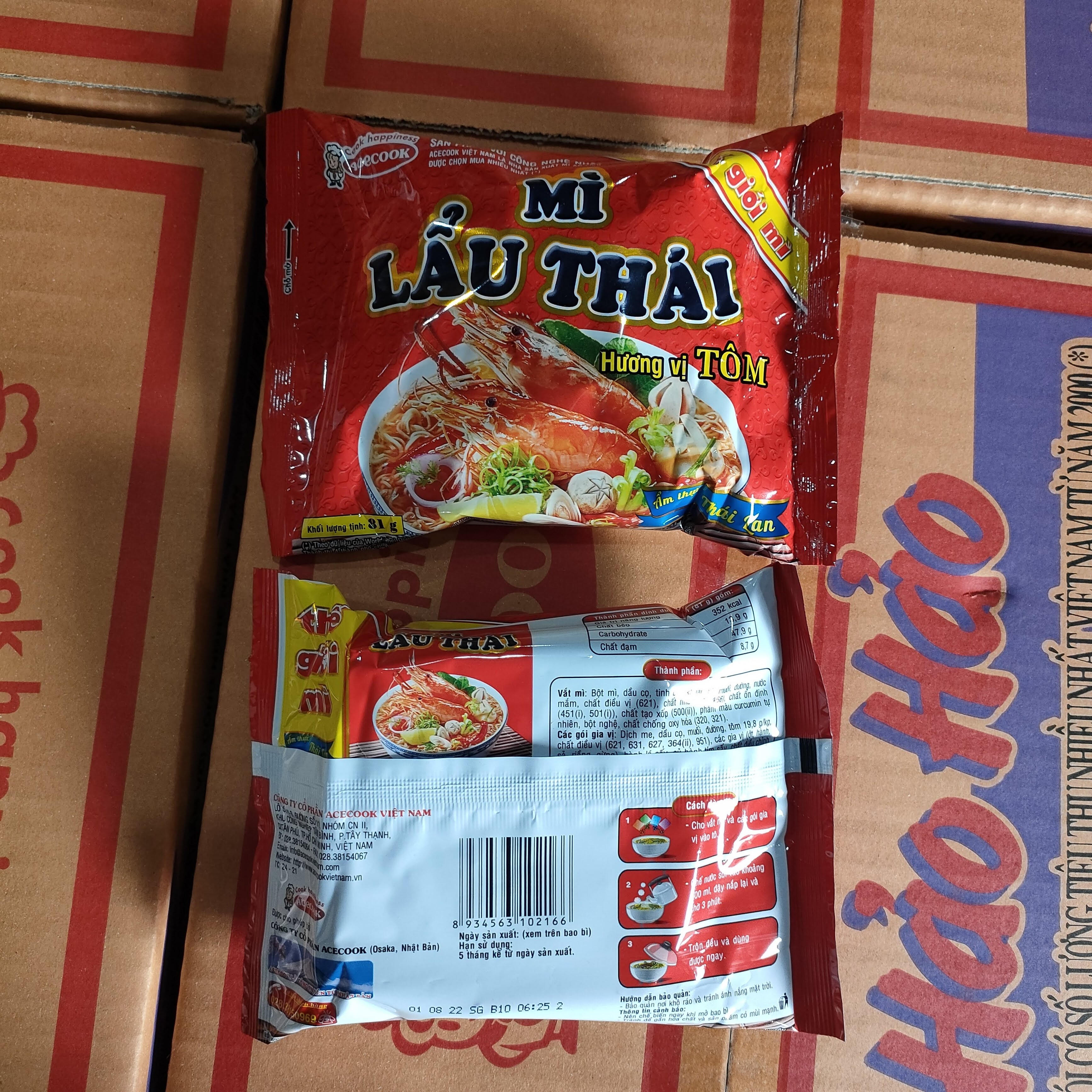 Wholesale Instant Noodles Thai Hotpot Shrimp 81g