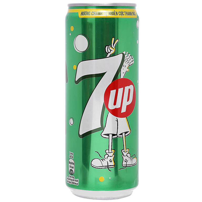 Wholesale Fruit Flavor Carbonated Soft Drink 7Up 320ml exotic drink Hot Product Soft Drink Beverages From Vietnam