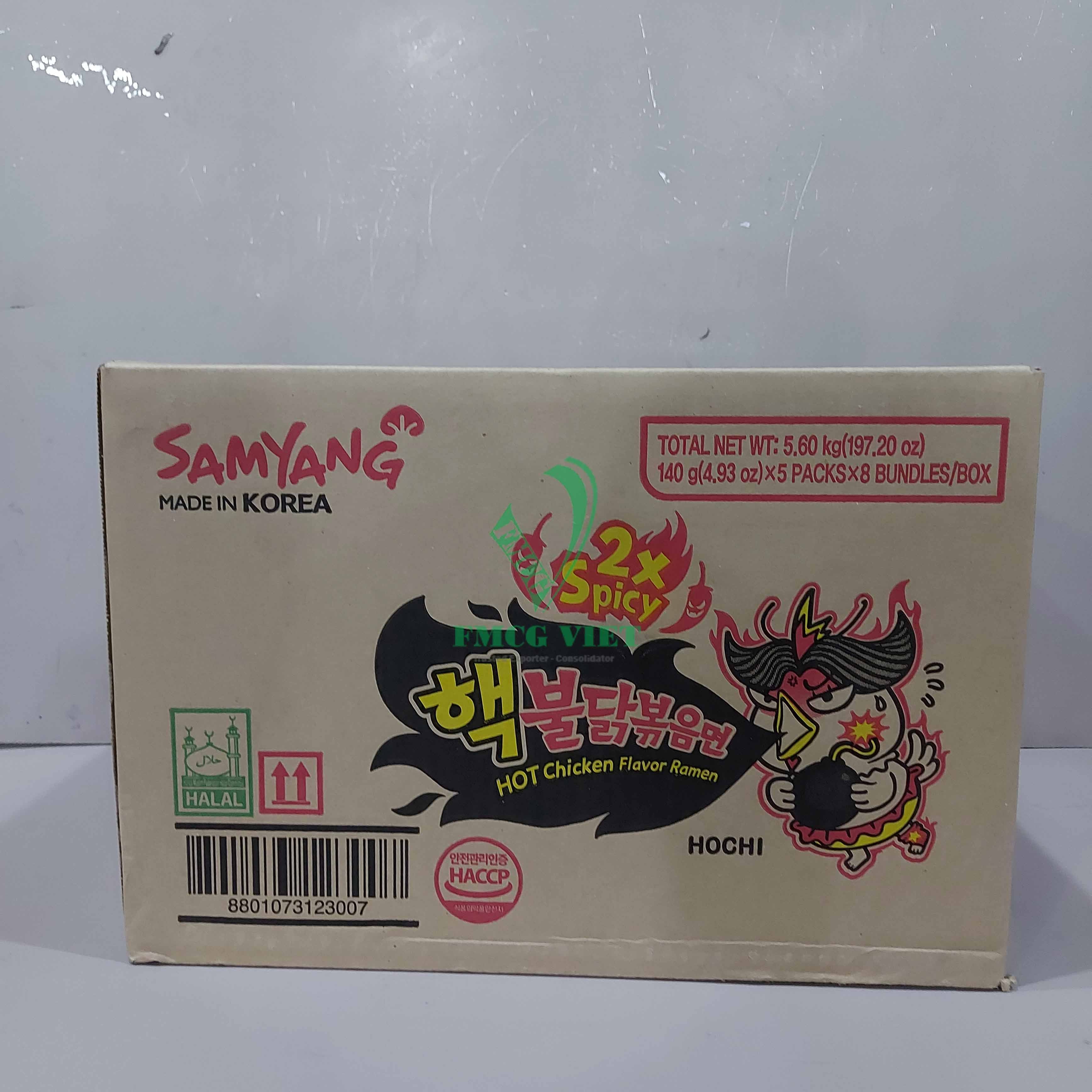 Samyangg Buldak Extreme Hot Chicken Ramen Noodles 140g / Wholesale Korean Instant Noodle 2x Spicy Hot Chicken Ramen Noodle