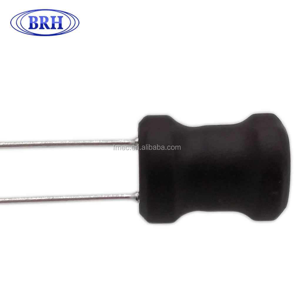 Manufactory Wholesale DR9x12 black shielded radial drum core inductor 1mh for PCB