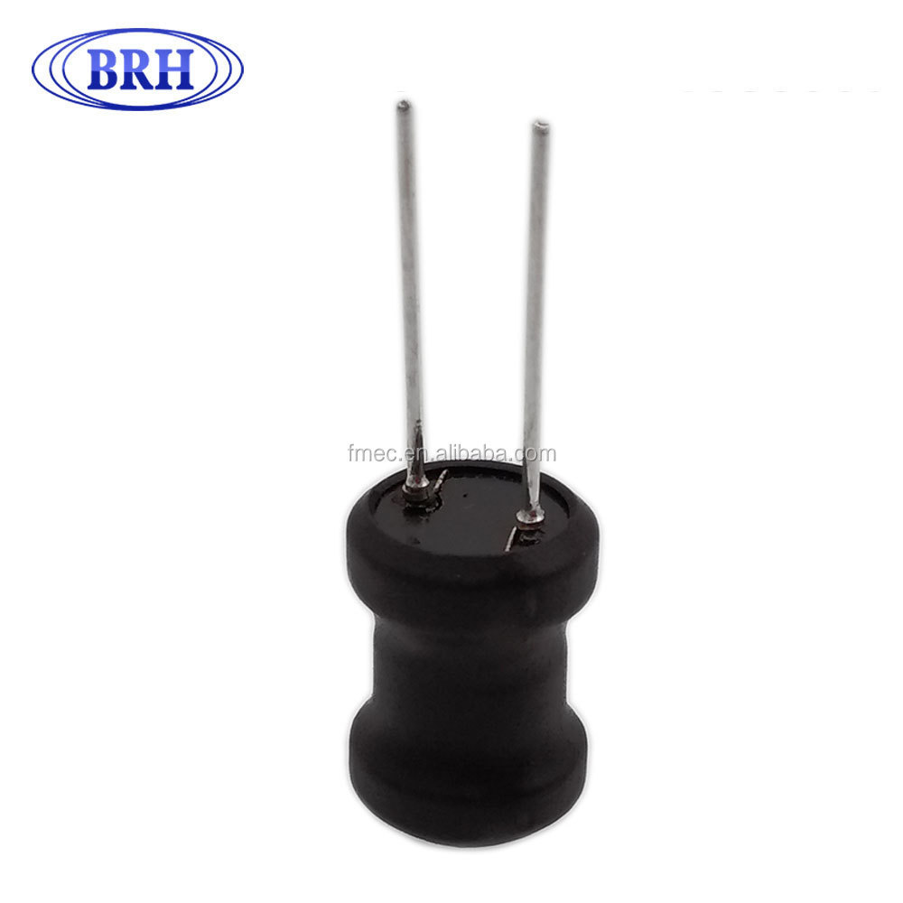 Manufactory Wholesale DR9x12 black shielded radial drum core inductor 1mh for PCB