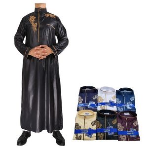 New Design Professional Ethnic Clothing Traditional Muslim Clothing Muslim Men Thobe Al Daffah Thobe