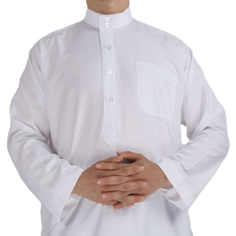 Factory Sale Men Thobe Muslim Men Thobe Very Cheap Islamic Qatar Style Muslim Men Thobe