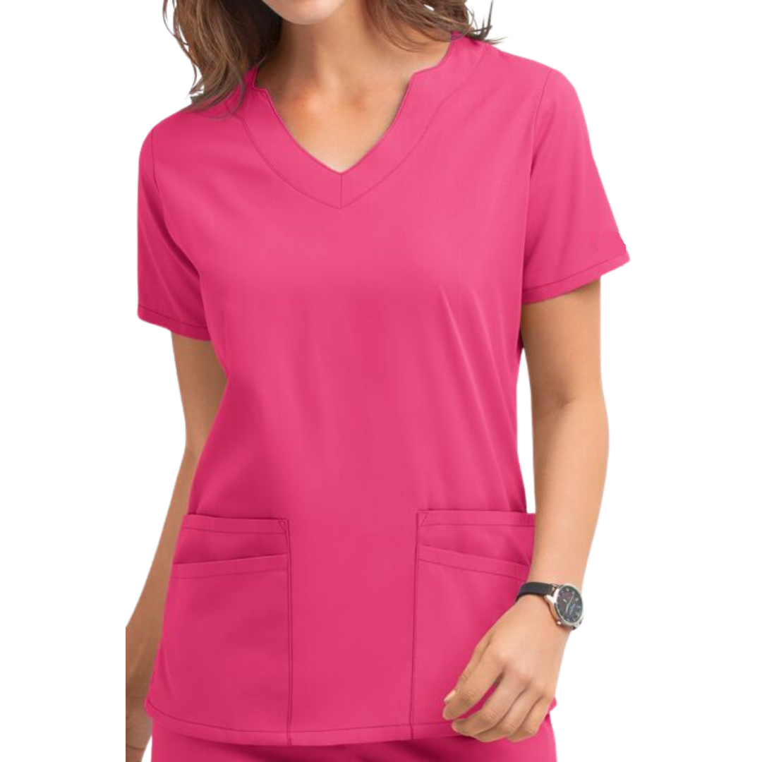 HIGH QUALITY top shirt Medical Uniform Scrubs hospital clothing custom design and logo for men and women from Saomai FMF uniform