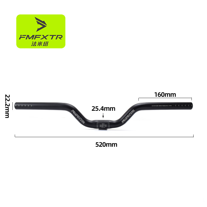 FMFXTR 25.4*520 Aluminum mtb Bicycle Handlebars Fixed Gear Swallow-shaped protaper handlebar Bicycle Accessories