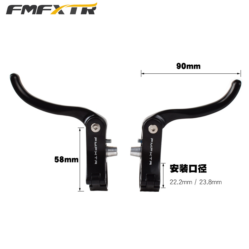 A Pair Bicycle Brake Levers for Road Bike Fixed Gear Deputy Vice Brake Road Bike Parts Handles Caliper Brake Road Cyclist CN;GUA