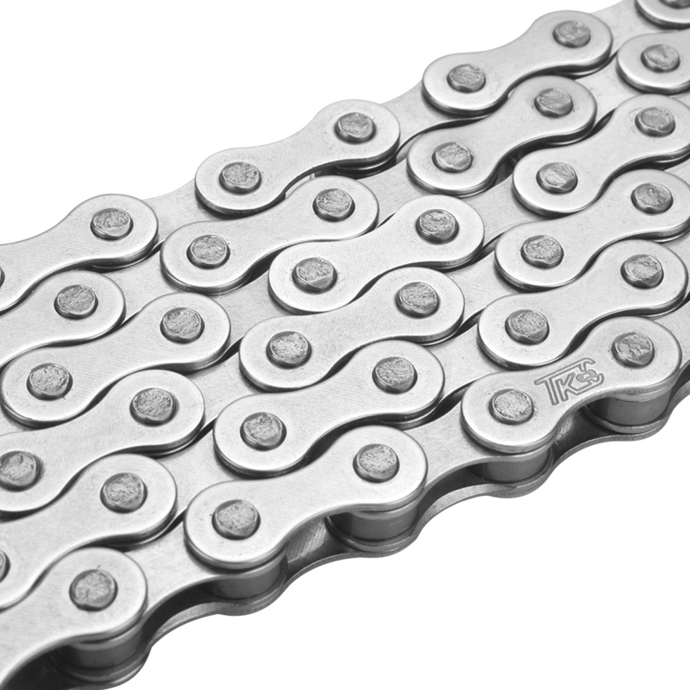 FMFXTR Good Quality 112 Link Single Speed Bicycle Chain Sliver High-strength Steel for Shimanon Road Mountain Lady Bike 353.5g