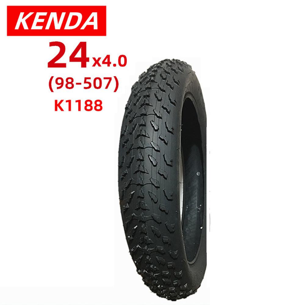 KENDA electric bike tires 20*4.0/24*4.0/26*4.0 MTB inner tube snowmobile outer tire ebike wide fat bicycle tire accessories