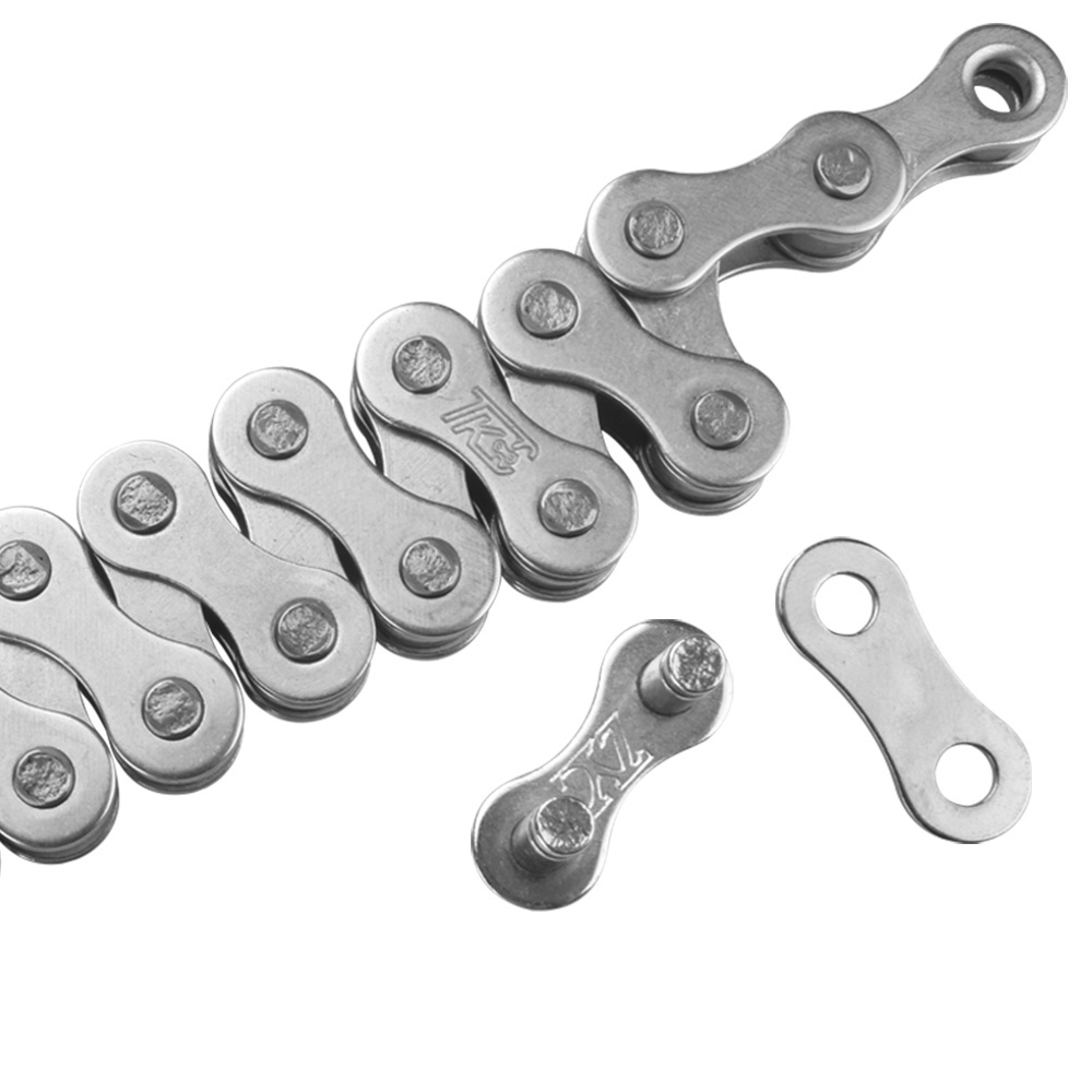 FMFXTR Good Quality 112 Link Single Speed Bicycle Chain Sliver High-strength Steel for Shimanon Road Mountain Lady Bike 353.5g