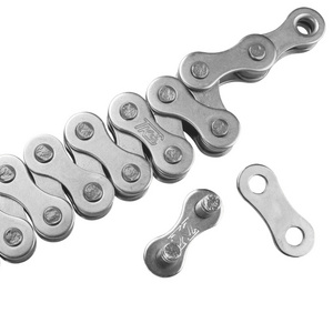 FMFXTR Good Quality 112 Link Single Speed Bicycle Chain Sliver High-strength Steel for Shimanon Road Mountain Lady Bike 353.5g