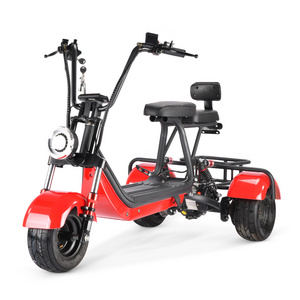 Hot Sale Three Wheel Citycoco Golf Cart 60V 800W Tricycle 3 Wheel Citycoco electric Tricycle 3 wheel electric bike