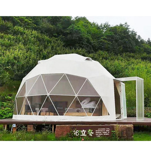 Custom Made Size Transparent Yurt Luxury Big Size Sphere Camping Geodesic Dome Tent For Large Party Event