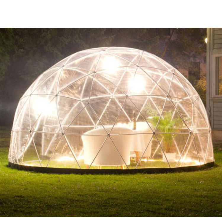 Outdoor Camping In Transparent Bubble House 5M Geo Domes Dome Glass Igloo Outdoor