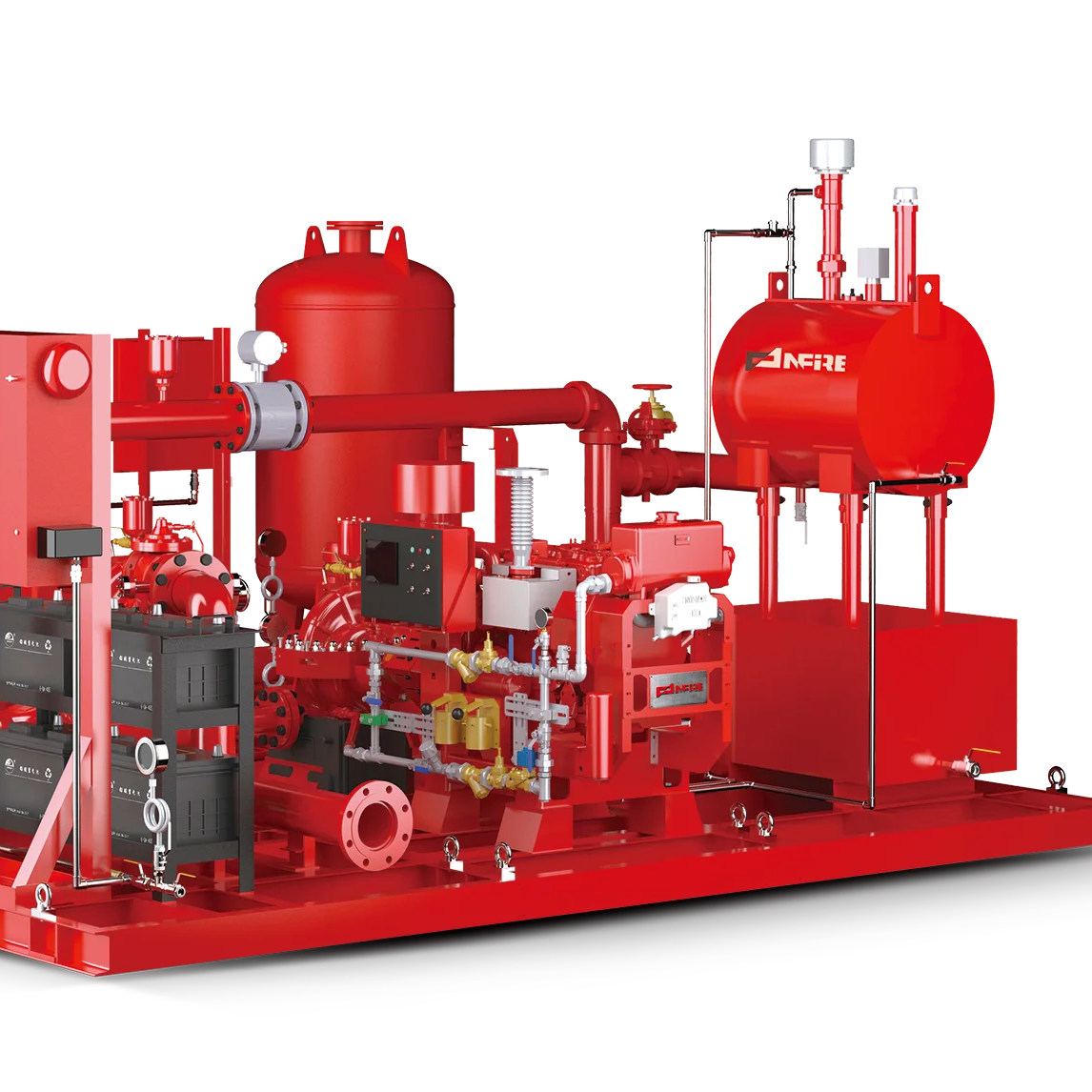 Smart Linkage Control Integrated  Fire Water Supply Packaged System for fire protection application