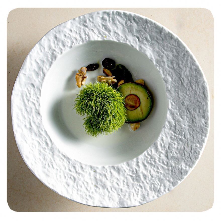 Porcelain Dinnerware Dessert Serving Dishe Soup Salad Bowl Ceramic Stone Style Crockery Creative Plates For Restaurant