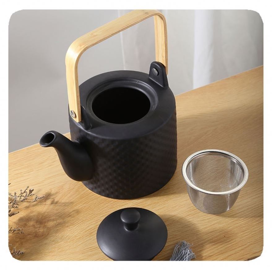 Hot Sale Coffee  Tea Sets Porcelain Japanese Style Tea Cup With Tea Pot With Infuser For Party