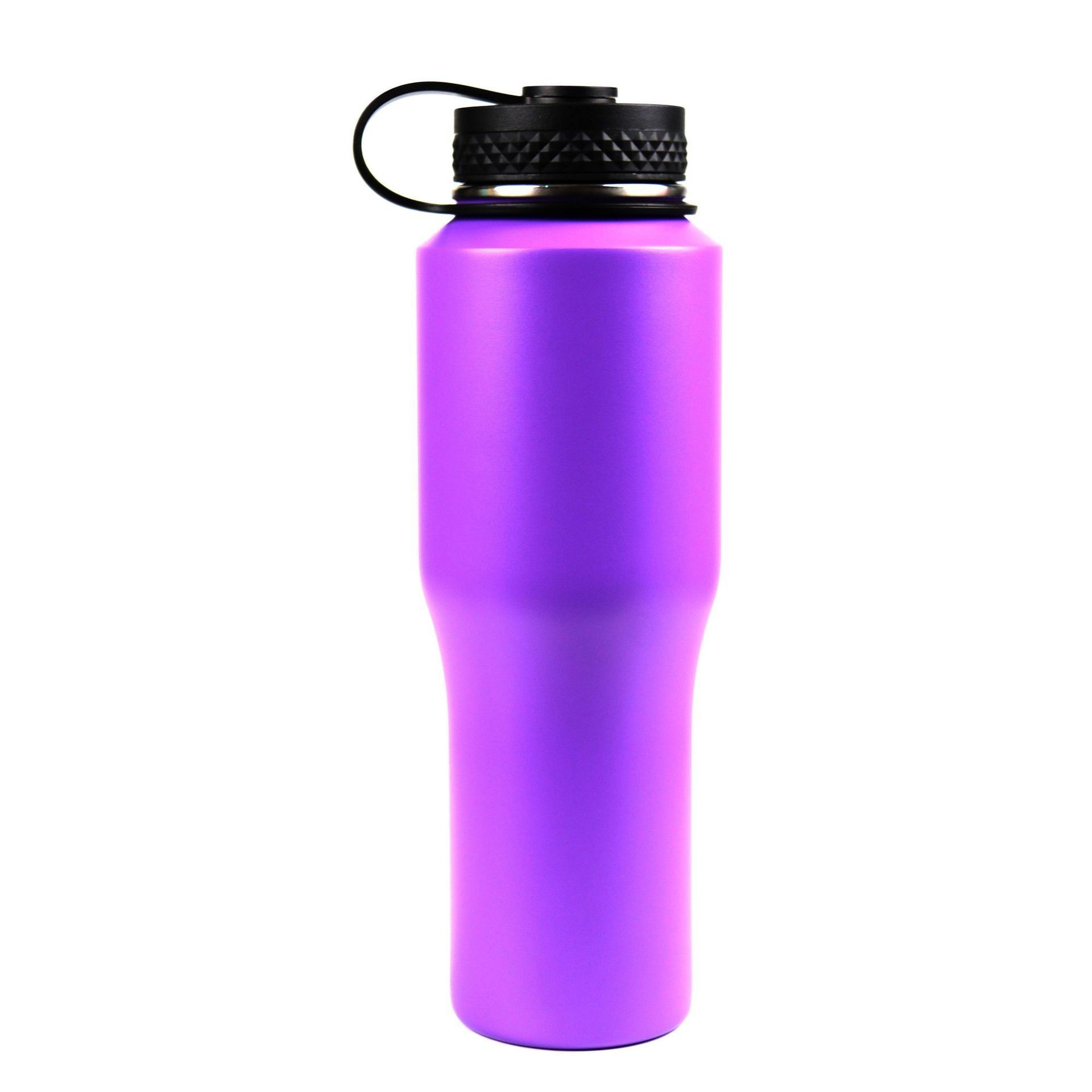 32oz portable outdoor mountaineering water bottle Large capacity insulated Space cup Double stainless steel