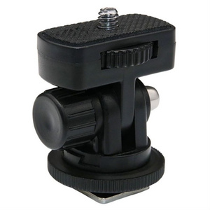 Hot Shoe Mount Adapter to 1/4" Screw Monitor Stand Flash Light Holder for Sony for Nikon Canon DSLR Cameras Accessories