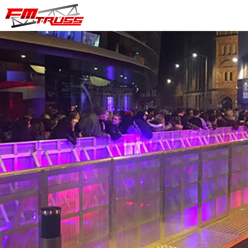 Portable metal concert security barrier folding traffic barrier Mojo exhibition events barricades