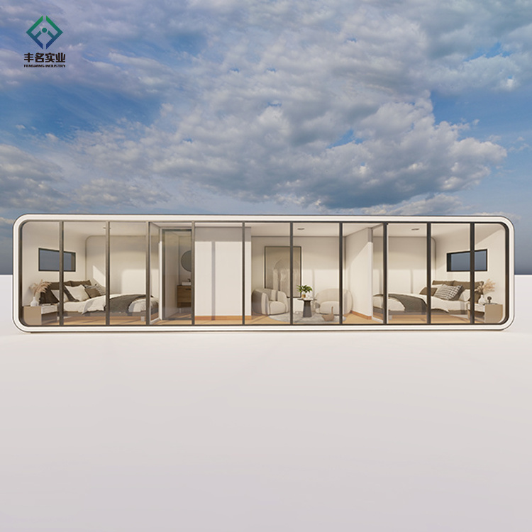 shipping modular homes prefabricated luxury shop 40 ft glass great bay home tiny villa prefab house container house for sale