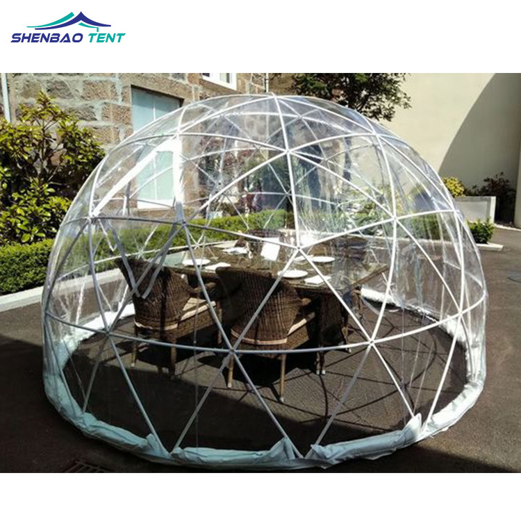 factory price Anti-UV luxury transparent igloo dome tent for outdoor wedding party event