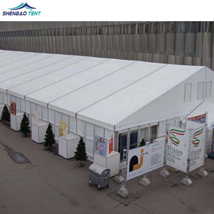 Large Frame Warehouse Storage Industrial Tent With White Pvc Wall For Sale  Trade Show Tent