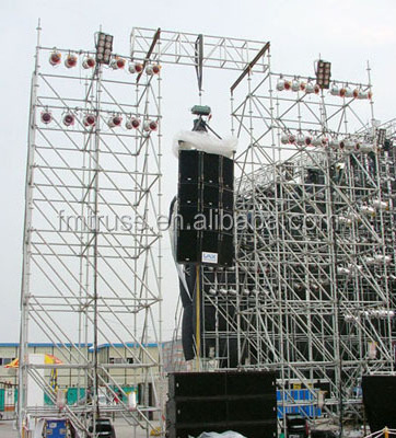 Mobile Scaffolding  Brace Ladders Aluminum Stairs Scaffolding With Wheels For Construction