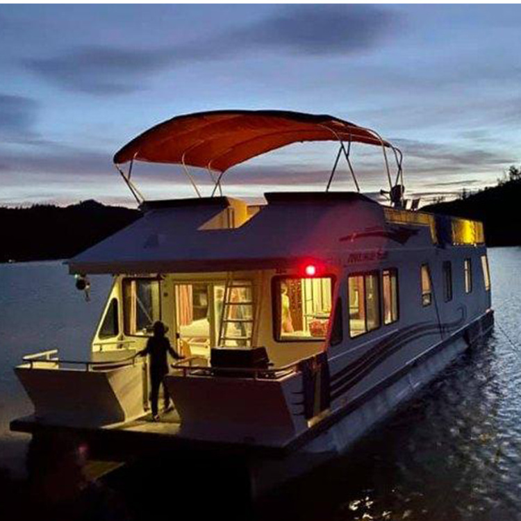 2022 Luxury Super Yachts Leisure Houseboat 11.5m 38ft Aluminium Alloy Boat for Sale