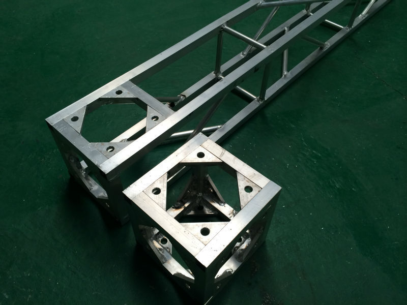 Aluminum alloy bolt truss 6061-T6 screw box square truss panel fasteners metal roof truss design 300x300mm 400x400mm