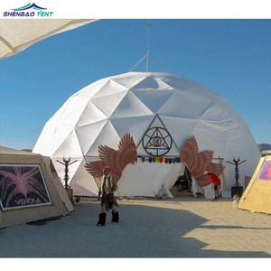 outdoor large camping geodesic geodome House garden igloo domo Party Event prefab round Dome Tent For Trade show events tents